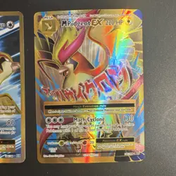 Pokemon TCG XY Evolutions Pidgeot EX & Mega Pidgeot EX Holo 2 Card Lot LP - Image 3