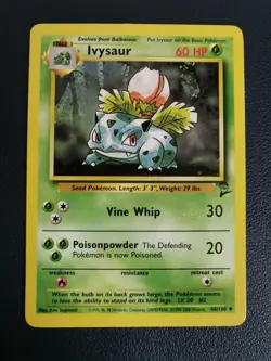 Pokemon Card Ivysaur 44/130 Base Set 2 Uncommon WOTC - Image 1