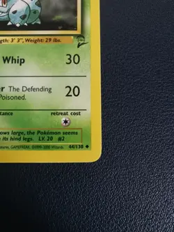 Pokemon Card Ivysaur 44/130 Base Set 2 Uncommon WOTC - Image 5