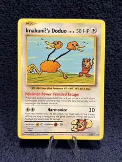 Pokemon ImakuniU's Doduo 112/108 Evolutions Secret Rare Regular Basic 50 HP Card - Image 1