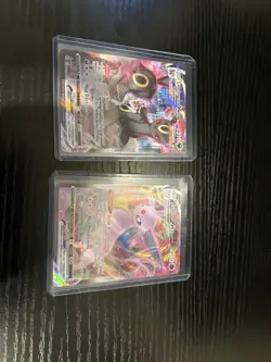 Pokemon VMAX Umbreon & Espeon Holo Card Lot Single Strike Dynamax - Image 1