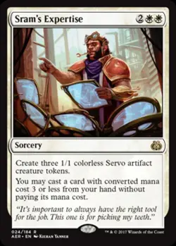 Sram's Expertise - Near Mint MTG Aether Revolt - Image 1