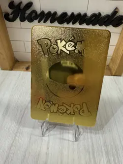 Pokemon Charizard DX 52/100 Gold Metal Pokemon Card Max Wildfire HP500 - Image 2