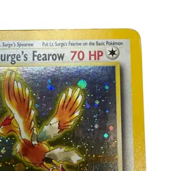 Pokemon Gym Heroes 1st Edition #7/132 Lt. Surge's Fearow Holofoil Holo 2000 Card - Image 4