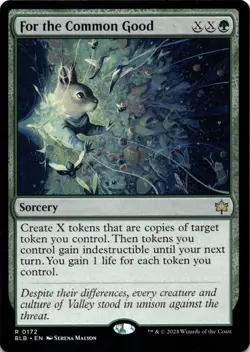 For the Common Good Bloomburrow Magic MTG NM - Image 1