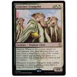x4 Conclave Evangelist CLU MTG M/NM Playset Rare Dual Color Creature Elephant - Image 1