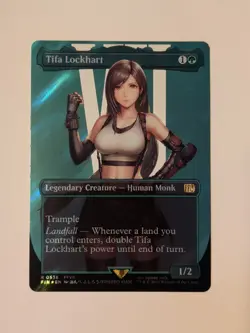 Tifa Lockhart R 0536, Surge Foil, Borderless, MTG Final Fantasy FIN FFVII - Image 1