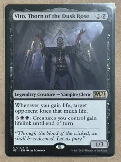 Vito, Thorn of the Dusk Rose MTG - M21 #127/274 - Image 1