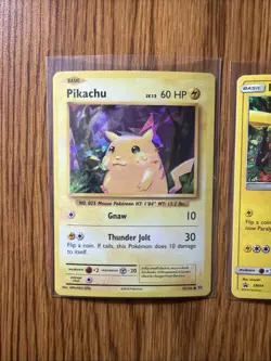 Pokemon Pikachu SM04 Promo Holo & Pikachu 35/108 2016 - Image 2