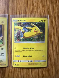 Pokemon Pikachu SM04 Promo Holo & Pikachu 35/108 2016 - Image 3