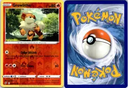 Growlithe 027/192 C Rebel Clash Pokemon Reverse Holo NM - Image 3