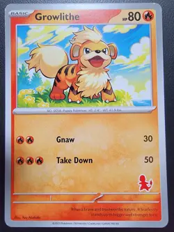Pokemon - My First Battle - Growlithe - Stamped - Image 1