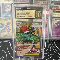 Pokemon Mega Lucario ex Mega Dream ex 228/193 Mega Attack Rare CGC 10 Japanese - Image 1