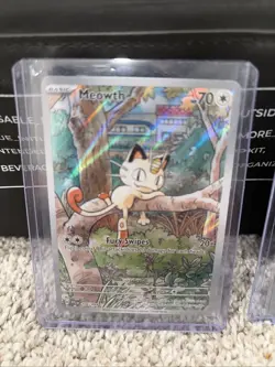 Pokemon TCG - Phantasmal Flames - Meowth IR 106/094 NM - Image 1