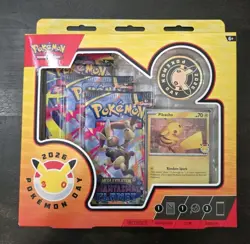 Pokemon Day 2026 Collection Box Includes 3 Booster Packs & Pikachu Promo - Image 1
