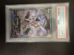 2022 POKEMON SWORD & SHIELD BRILLIANT STARS #166 FULL ART/ARCEUS V PSA 10 - Image 1