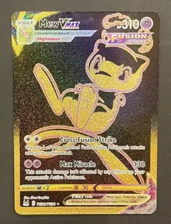 Pokemon Mew VMAX TG30/TG30 Lost Origin Trainer Gallery Gold Secret Rare NM - Image 1