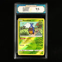 TQG 9.5 MINT+ 2017 Pokemon ENG Karrablast 7/111 C - Image 2