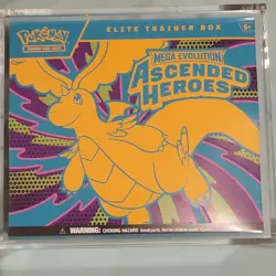 Pokemon Mega Evolution Ascended Heroes ETB Sealed with MAGNETIC ACRYLIC CASE!!! - Image 1