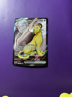 Pokemon TCG Team Rockets Persian EX Full Art 219/182 Destined Rivals Ultra Rare - Image 1