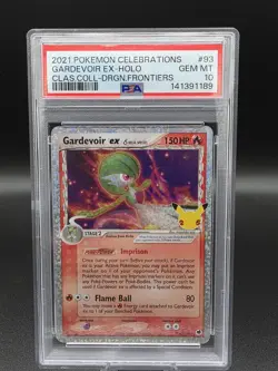 2021 Pokemon Celebrations Gardevoir ex PSA 10 Classic Collection 93/101 Gem Mint - Image 1