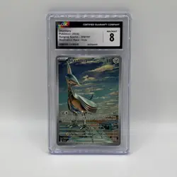 Pokemon TCG Skarmory 209/191 Surging Sparks Illustration CGC 8 - Image 1