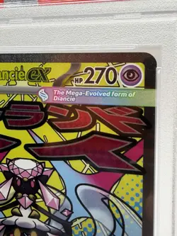 Mega Diancie EX Mega Attack Rare Pokemon Ascended Heroes PSA 9 Mint - Image 3