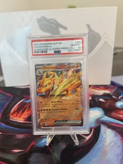 Pokemon Charizard ex 161/ Sv: Scarlet & Violet Promo Holo PSA 10 GEM MT (2024) - Image 1