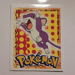 Pokemon - Rattata - Topps Merlin Sticker - Series 1 - #19/240 - 1999 - Image 1