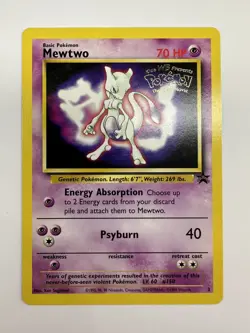 Pokemon WOTC Black Star Movie Promo Mewtwo, Dragonite, Pikachu, Electabuzz Set - Image 5