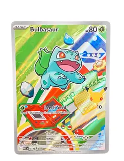 Pokemon Bulbasaur #037 Promo: Series 1 Illustration Collection 🔥 🔥 - Image 2