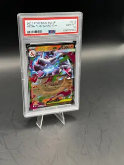 2025 POKEMON JAPANESE M2-INFERNO X #013 MEGA CHARIZARD X EX PSA 10 (FREE S&H) - Image 2