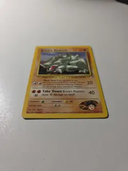 Brock's Rhyhorn 22/132 - Gym Heroes - Rare - Vintage Pokemon TCG LP/MP - Image 3