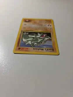 Brock's Rhyhorn 22/132 - Gym Heroes - Rare - Vintage Pokemon TCG LP/MP - Image 5