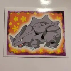 Pokemon - Rhyhorn - Topps Merlin Sticker - Series 1 - #111/240 - 1999 - Image 1