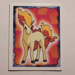 Pokemon - Ponyta - Topps Merlin Sticker - Series 1 - #77/240 - 1999 - Image 1
