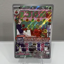 Pokemon TCG Dipplin 170/167 Sv06: Twilight Masquerade Illustration Rare Holo 80… - Image 1