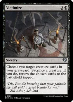 Victimize - Light Play MTG Commander Masters - Image 1