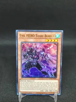 Evil HERO Toxic Bubble SUDA-EN001 Ultra Rare 1st Ed NM Yugioh Card - Image 1