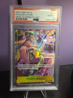 PSA 10 Kouzuki Hiyori OP06 Alt Art SR Wings of Captain One Piece - Image 1