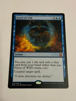 Magic the Gathering : ETERNAL MASTERS Force of Will NM MTG - Image 1