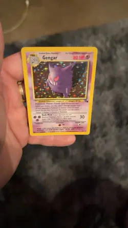 Pokemon Gengar 5/62 Fossil Holo Rare Unlimited 1999 Stage 2 English Card - Image 1