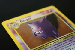 Pokemon Gengar TCG Fossil Holo Card 5/62 Unlimited Holo Rare (1999) MP - Image 3