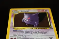 Pokemon Gengar TCG Fossil Holo Card 5/62 Unlimited Holo Rare (1999) MP - Image 4