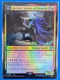Garland, Knight of Cornelia #221 | Near Mint FOIL | FIN | Magic MTG - Image 1