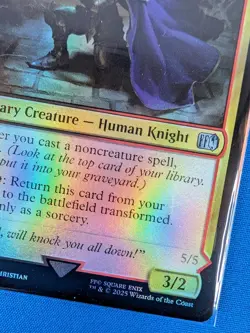 Garland, Knight of Cornelia #221 | Near Mint FOIL | FIN | Magic MTG - Image 3