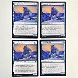 MTG Frostpeak Yeti (Kaldheim) 057/285 (NEAR MINT) (4X) - Image 1