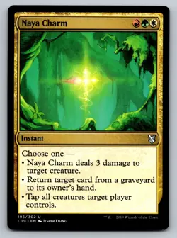 Naya Charm MTG Magic The Gathering U Commander 2019 195 NM - Image 1