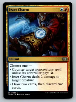 Izzet Charm MTG Magic The Gathering U Double Masters 202 NM - Image 1