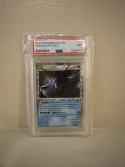 Pokemon Feraligatr Prime 108/123 - PSA 9 MINT - Heartgold & Soulsilver Holo - Image 1